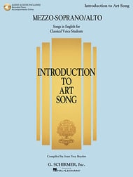 cover Introduction to Art Song Vocal Solo & Collections sheet music cover